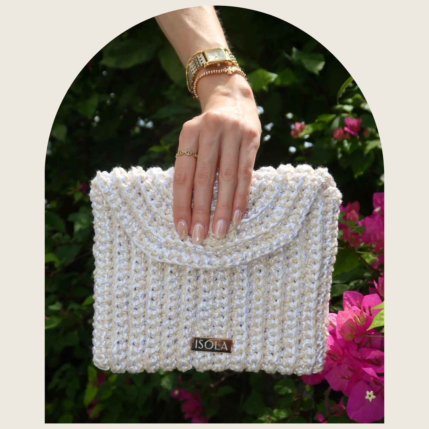 Pearl Opal Clutch Bag