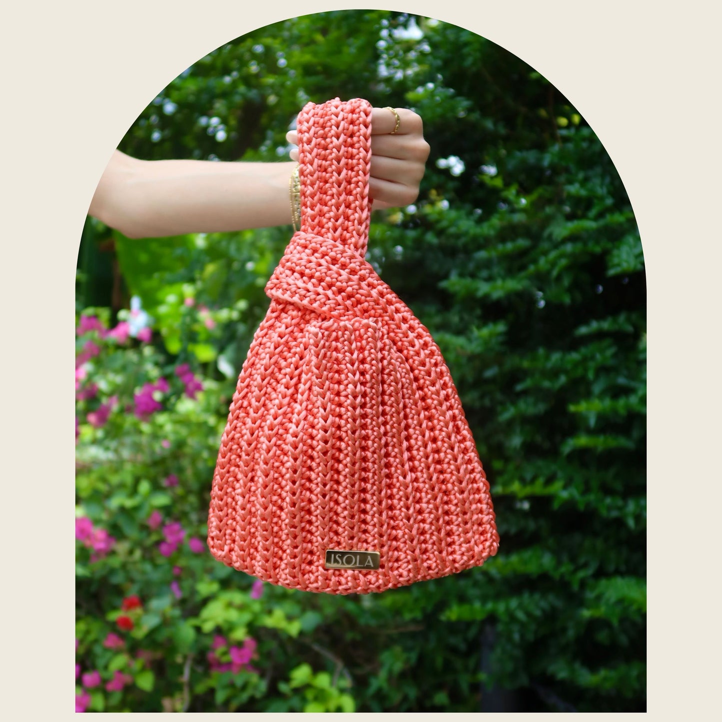 San Blas Papaya Knot Bag