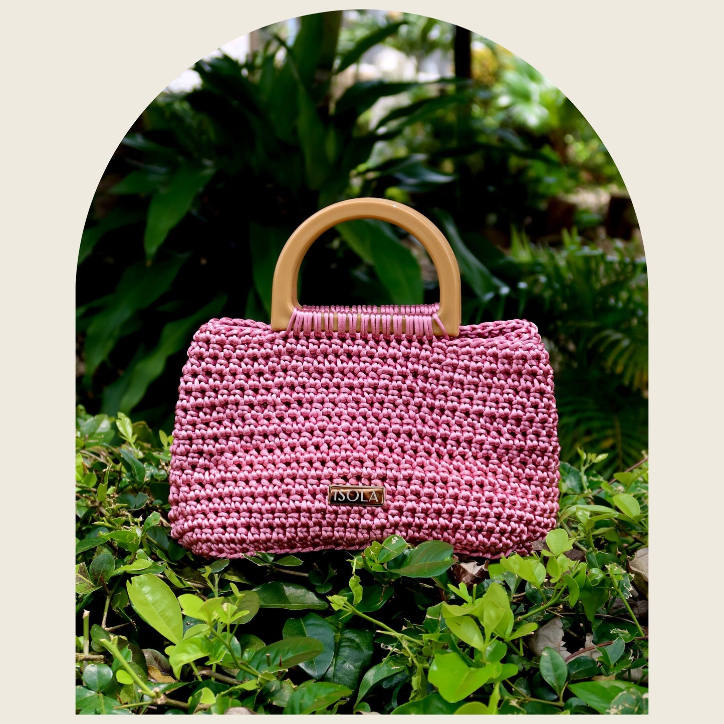 Taboga Rosé Handle Bag