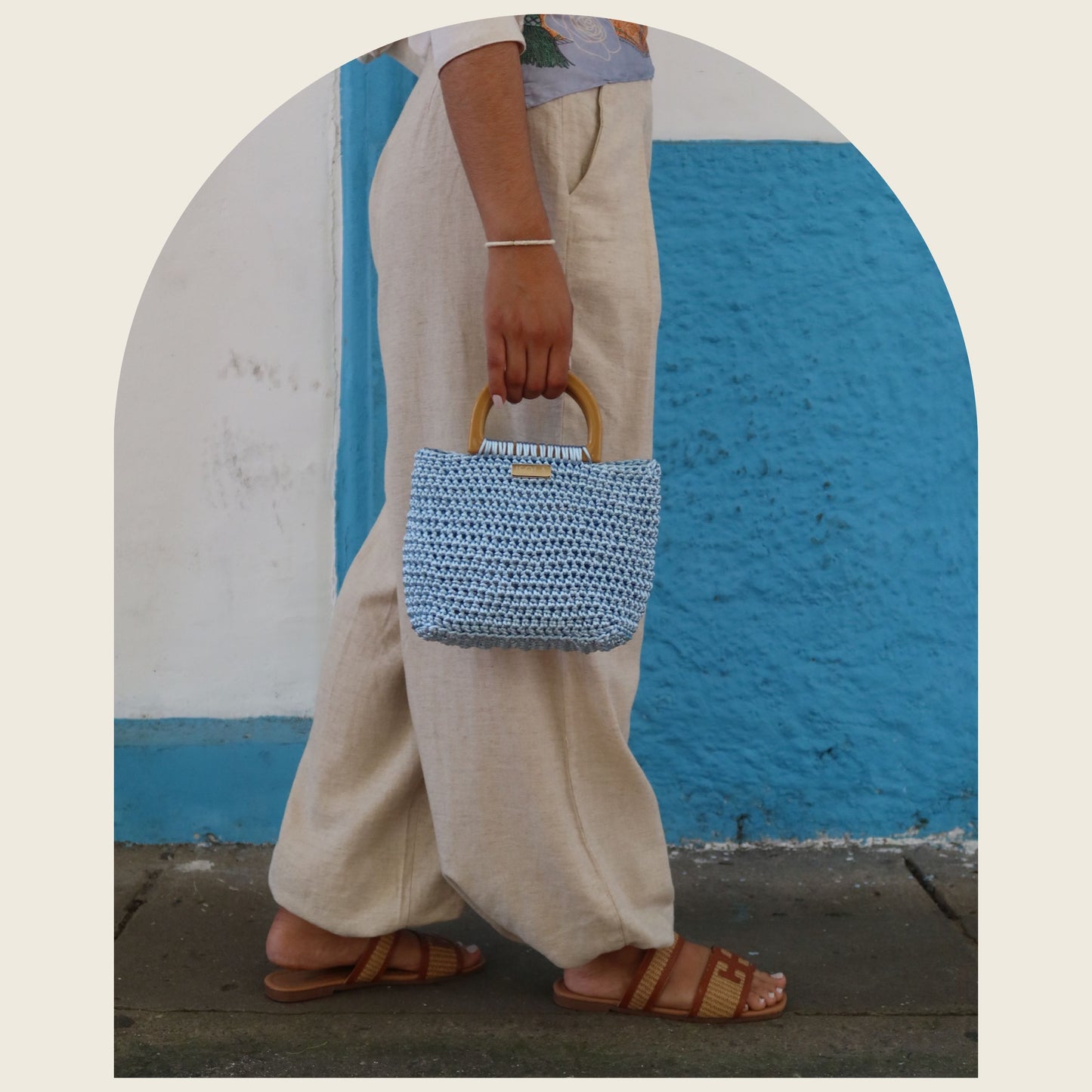 Taboga Tide Handle Bag