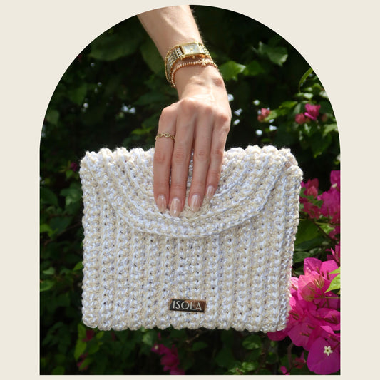 Pearl Opal Clutch Bag